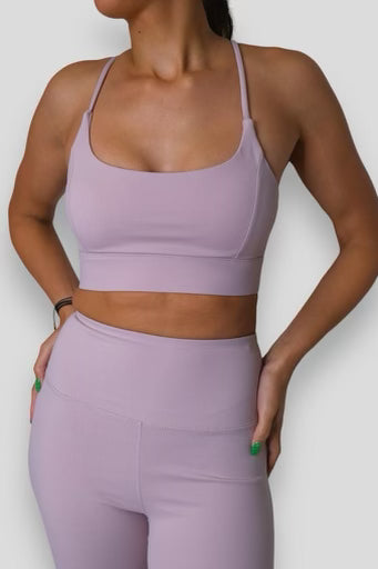 Yoga light pink top