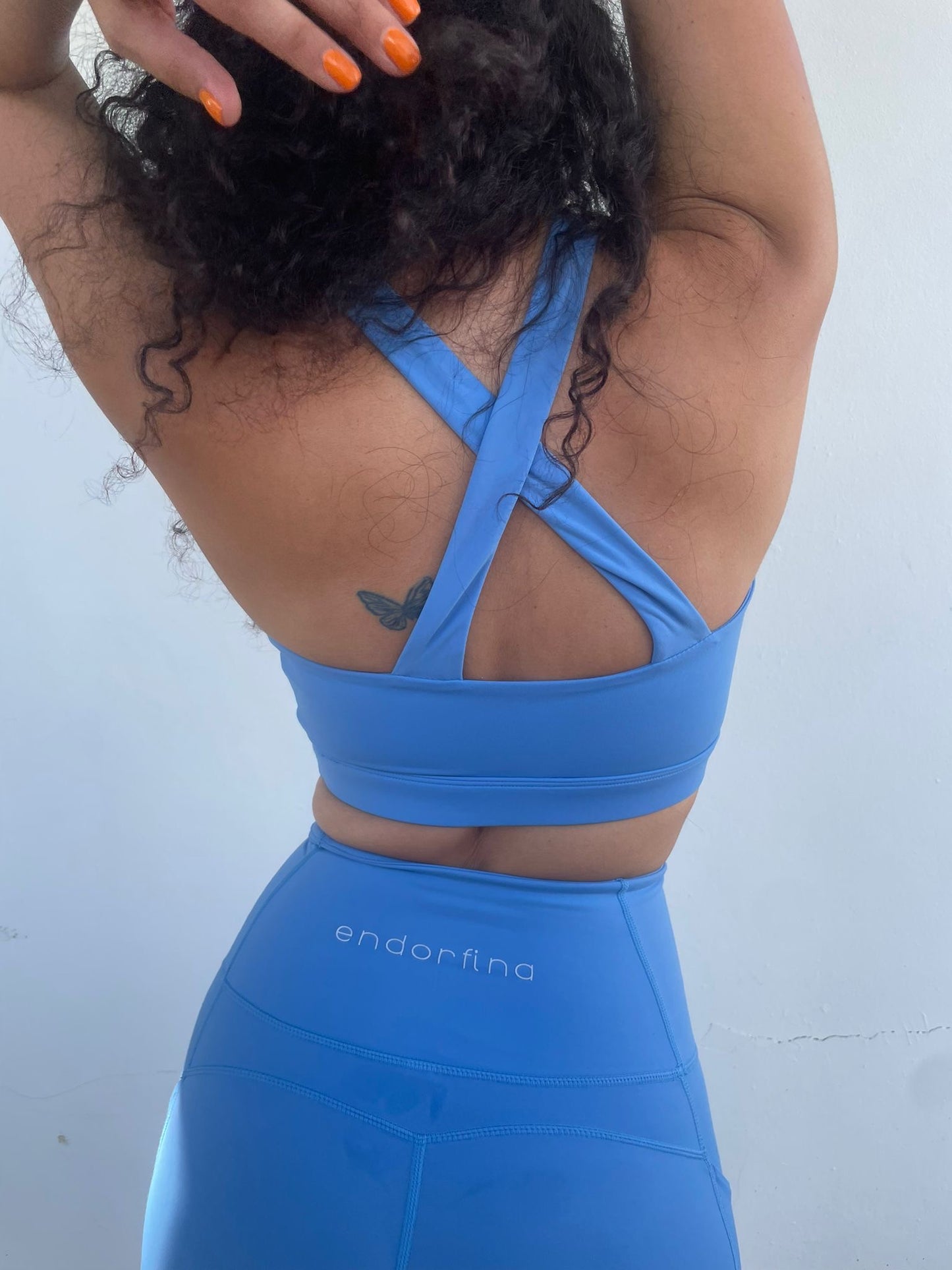 Sky Blue Sports Bra